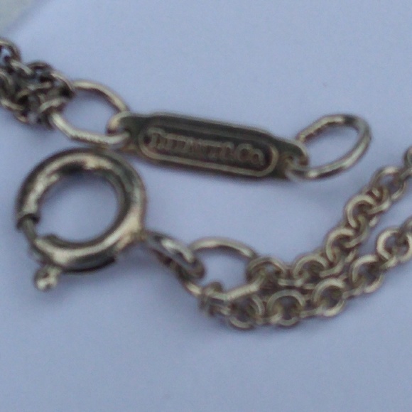 Tiffany & Co 925 Double Chain Infinity Necklace - Picture 7 of 8